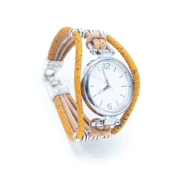 Kork Armbanduhr Rückhalt - wood stud - Holzohrringe - Holzschmuck und mehr