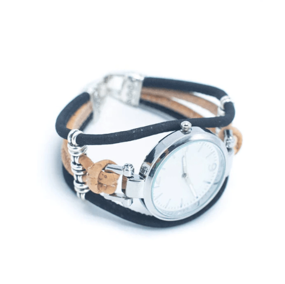 Kork Armbanduhr Rückhalt - wood stud - Holzohrringe - Holzschmuck und mehr