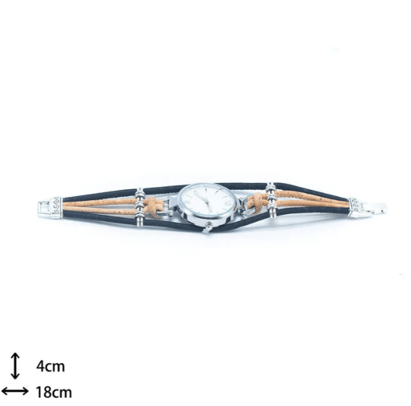 Kork Armbanduhr Rückhalt - wood stud - Holzohrringe - Holzschmuck und mehr