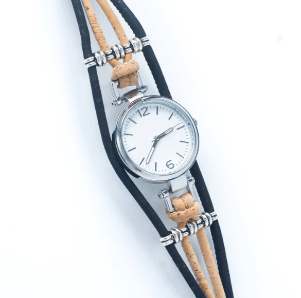 Kork Armbanduhr Rückhalt - wood stud - Holzohrringe - Holzschmuck und mehr