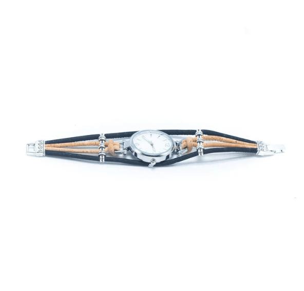 Kork Armbanduhr Rückhalt - wood stud - Holzohrringe - Holzschmuck und mehr