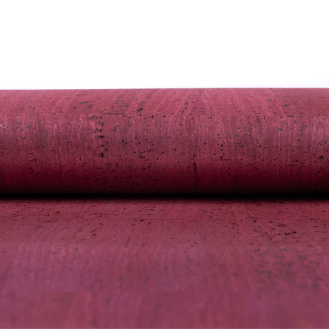 Korkohrstecker beeriges Rot - wood stud - Holzohrringe - Holzschmuck und mehr