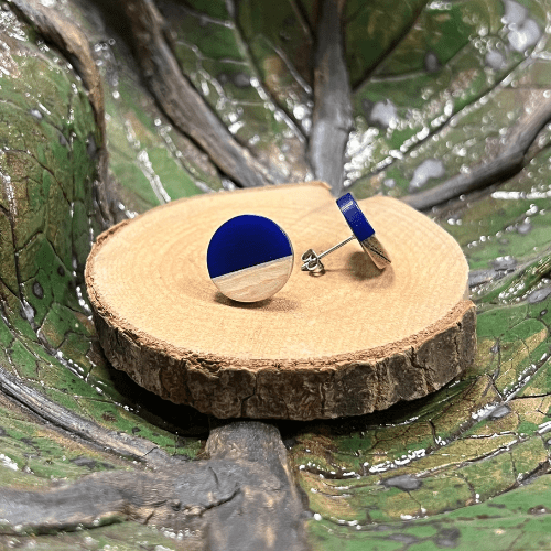 Maxis Holzohrstecker - wood stud - Holzohrringe - Holzschmuck und mehr