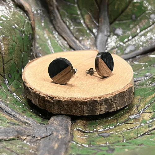 Maxis Holzohrstecker - wood stud - Holzohrringe - Holzschmuck und mehr
