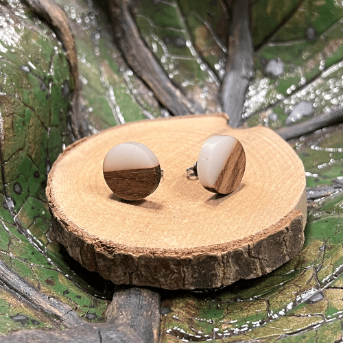 Maxis Holzohrstecker - wood stud - Holzohrringe - Holzschmuck und mehr