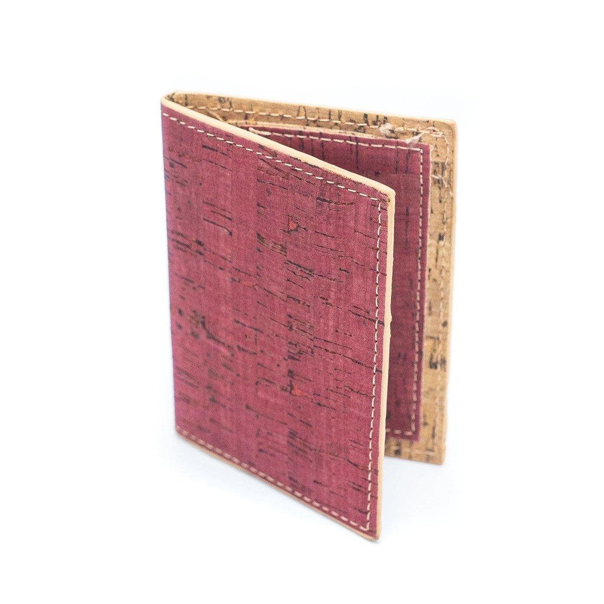 Geldbörse - Kartenetui klappbar (Korkstoff) - wood stud - Holzohrringe - Holzdeko und mehr