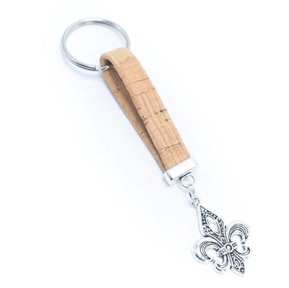 Kork Schlüsselanhänger Antik - wood stud - Holzohrringe - Holzdeko und mehr
