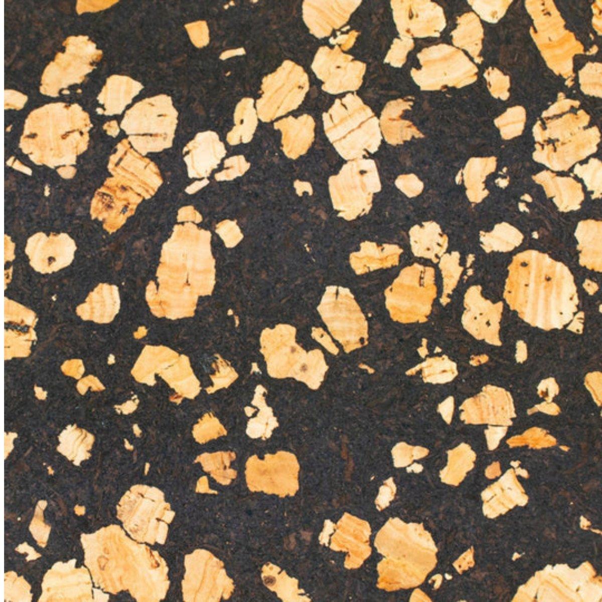 Korkohrstecker gesprenkeltes Schwarzbraun - wood stud - Holzohrringe - Holzdeko und mehr