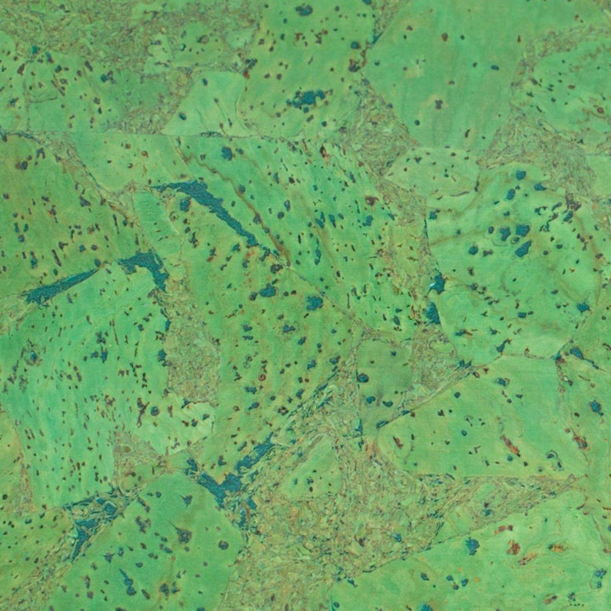 Korkohrstecker Gras-Grün - wood stud - Holzohrringe - Holzdeko und mehr