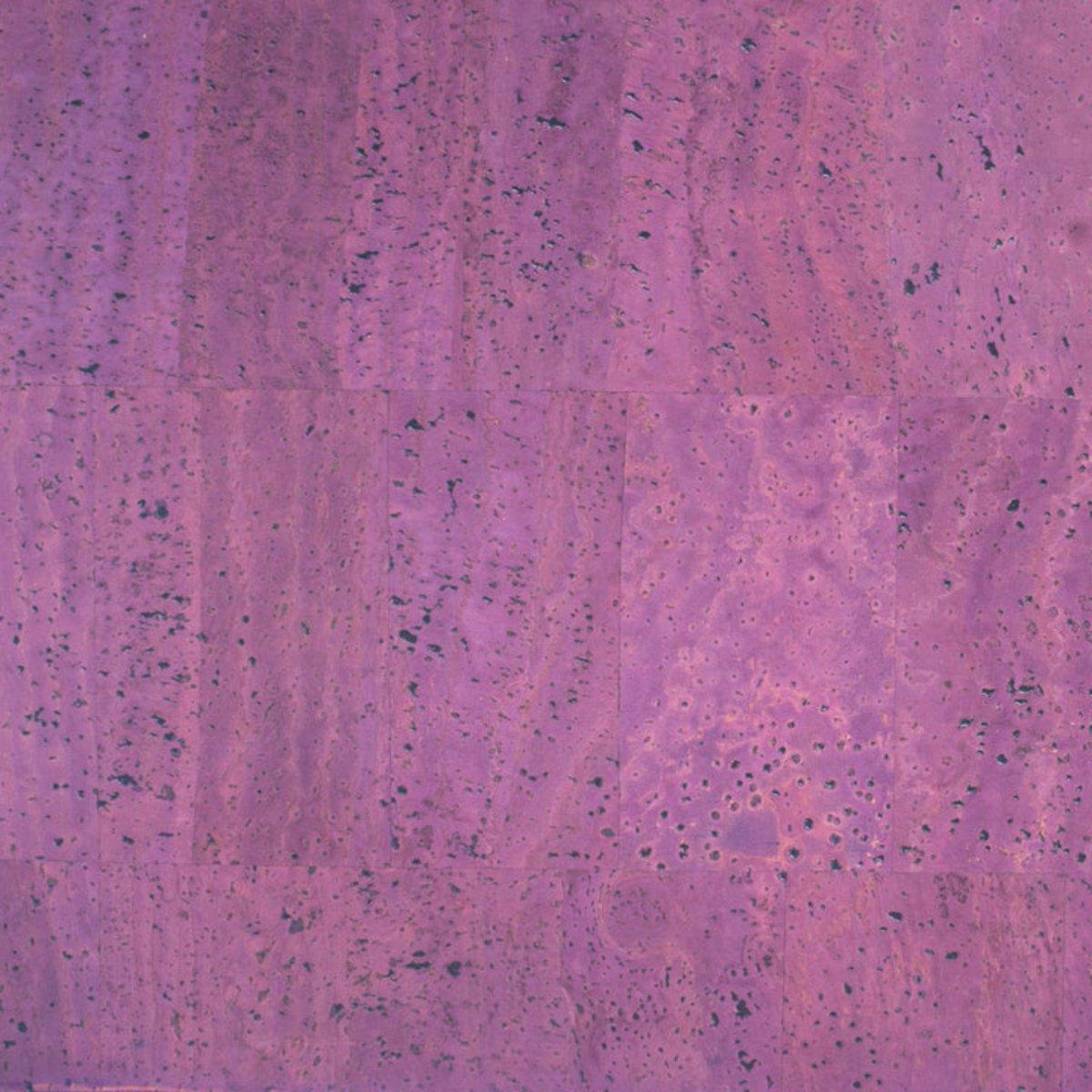 Korkohrstecker Lila - wood stud - Holzohrringe - Holzdeko und mehr