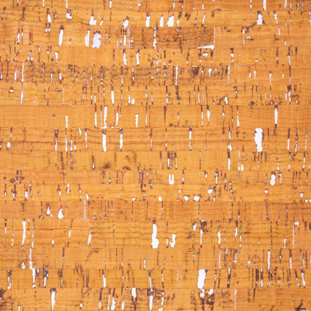 Korkohrstecker Natur mit Silberflecken - wood stud - Holzohrringe - Holzdeko und mehr