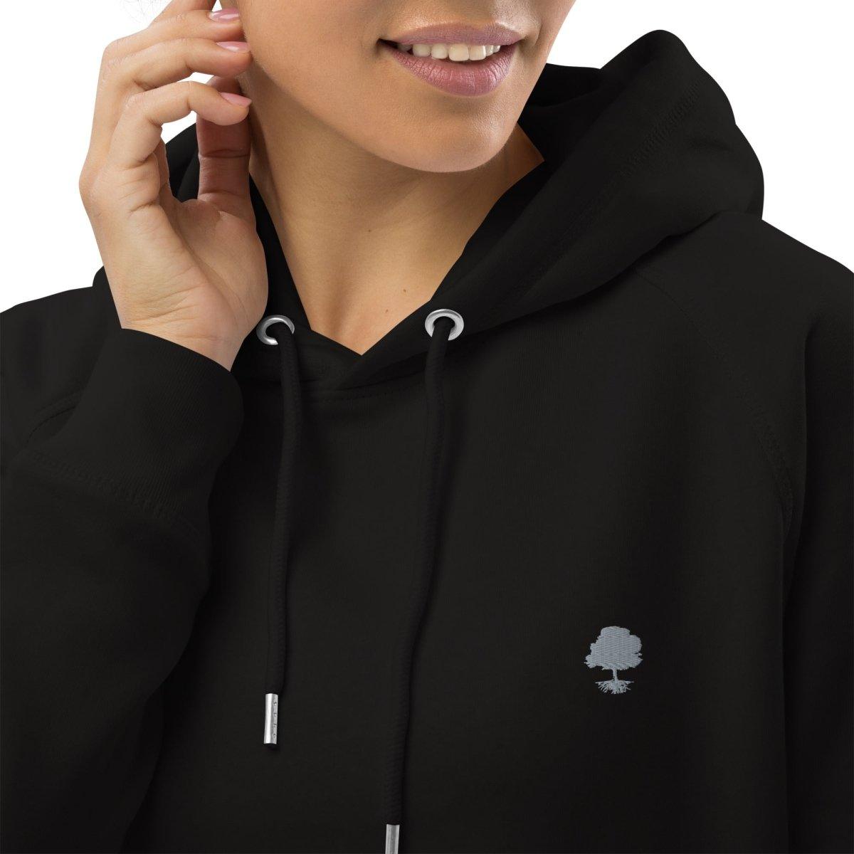 wood stud Unisex Kapuzenpullover silber wood stud