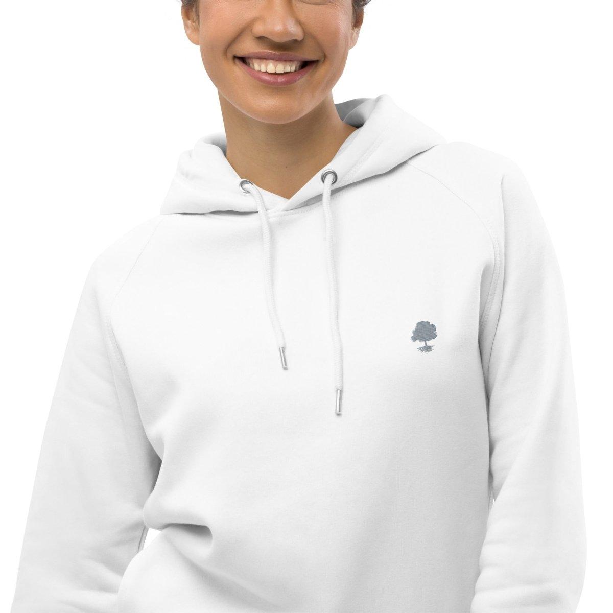 wood stud Unisex Kapuzenpullover silber wood stud