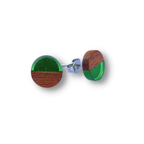 Unsere Minis - wood stud - Holzohrringe - Holzdeko und mehr