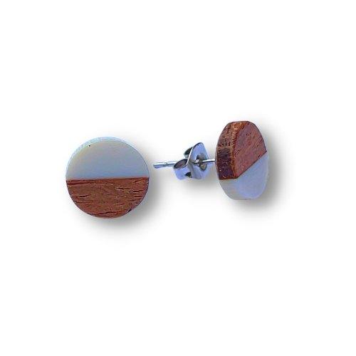 Unsere Minis - wood stud - Holzohrringe - Holzdeko und mehr