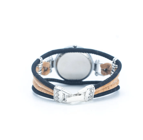 Kork Armbanduhr Rückhalt - wood stud - Holzohrringe - Holzschmuck und mehr