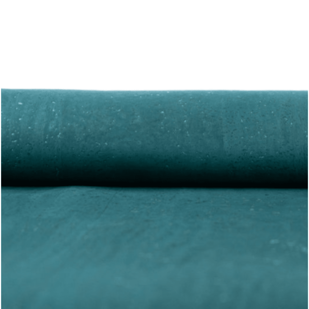 Korkohrstecker Blaugrün - wood stud - Holzohrringe - Holzschmuck und mehr