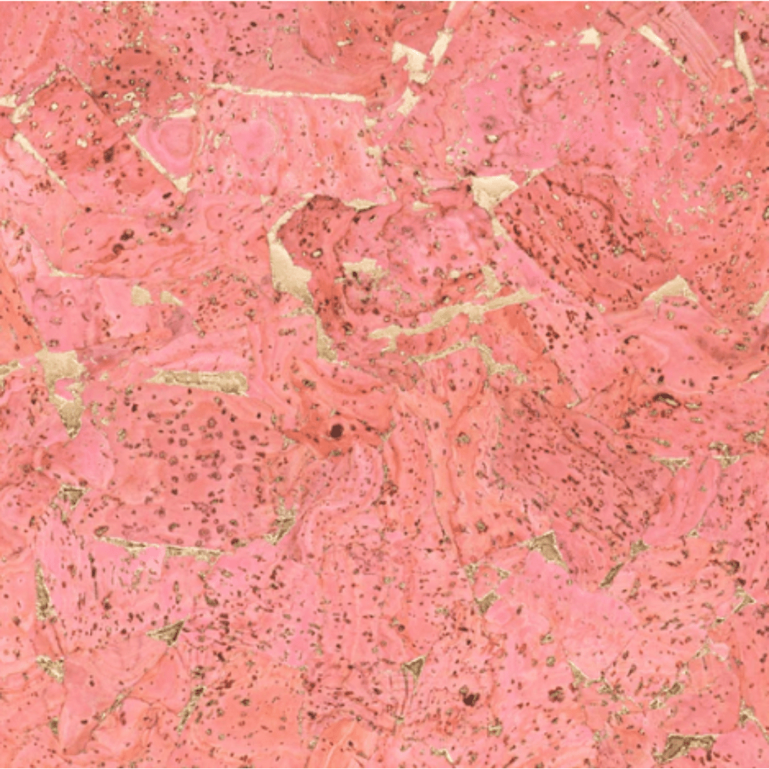 Korkohrstecker Rosa - Gold - wood stud - Holzohrringe - Holzschmuck und mehr