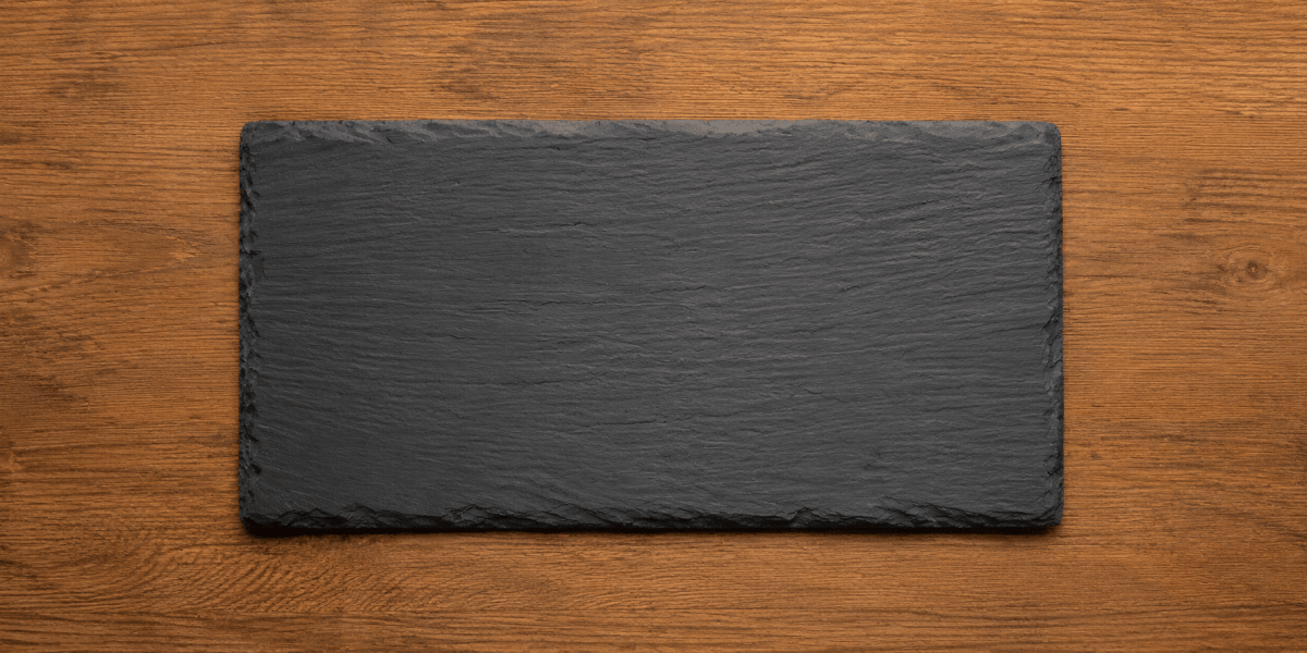 Schiefertafel Schiefer Gravur - wood stud - Holzohrringe - Holzschmuck und mehr